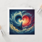 Afgeschermd door Liefde Kaart (Voorkant / Achterkant in situ)