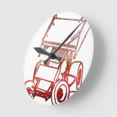 Afgeschuinde de Auto van de sprint/Zonsondergang Ronde Klok (Hoek)