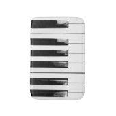 Afgesleten Pianotoetsen Badmat (Voorkant Verticaal)