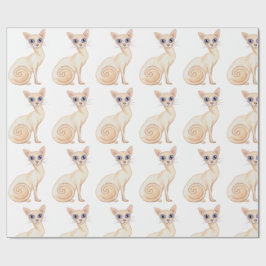 Afgesneden Abyssinische kat Cadeaupapier