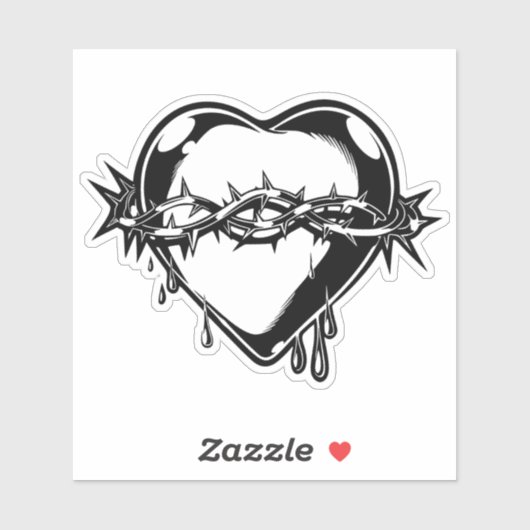 Afgesneden hars met azijngestreepte Sticker (Vel)