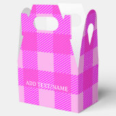 Afgespeeld Afdrukken in Roze Custom Bedankdoosjes (Geopend)