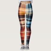 Afgespeeld Alle afdrukken Scottish Clan Tartan Leggings (Voorkant)