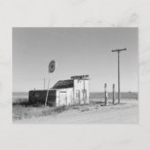 Afgestaan gasstation, 1937 briefkaart (Voorkant)