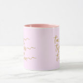 Afgesteld in LoA Calligraphy Pink Mok (Midden)