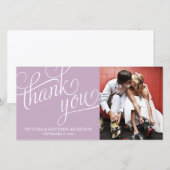 AFGESTELD | TROUWKAARTJE MET FOTO BEDANKKAART (Voorkant / Achterkant)