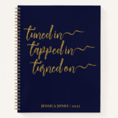 Afgestemd in Wet van Attractie Bevestiging Marine Notitieboek (Voorkant)