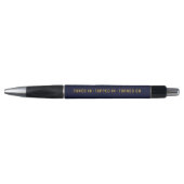 Afgestemd in Wet van Attractie Navy Gold Bevestigi Pen (Voorkant)