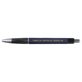 Afgestemd in Wet van Attractie Navy Gold Bevestigi Pen