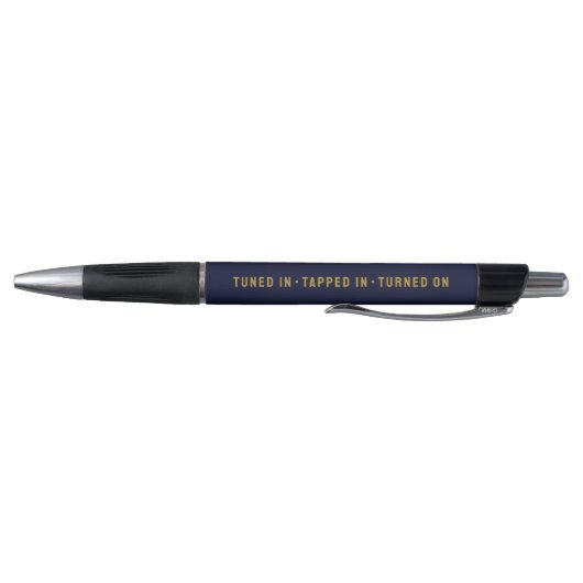 Afgestemd in Wet van Attractie Navy Gold Bevestigi Pen (Bodem)