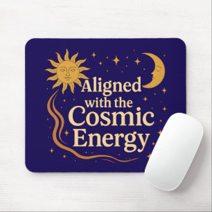 Afgestemd met de Kosmische Energie Boho Hemels Muismat