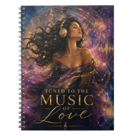 Afgestemd op de Muziek van Liefde Inspiratie Notit Notitieboek