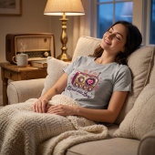 Afgestemd op Liefde Retro Radio Design Tri-Blend Shirt