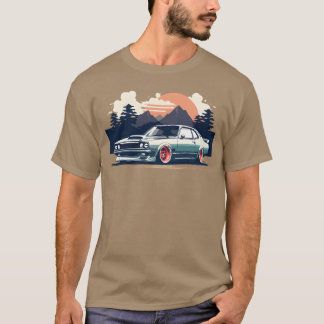 Afgestemde Japanse autojongenfamilie T-shirt