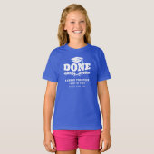 Afgestudeerd 2023 Basisschool Afgestudeerd T-shirt (Voorkant volledig)
