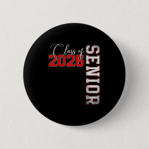 Afgestudeerd 2026 Afstuderen Mijn Laatste Eerste D Ronde Button 5,7 Cm