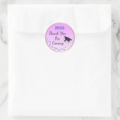 Afgestudeerd 2026 Bedankt voor uw komst Stickers (Tas)