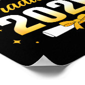 Afgestudeerd 2026 klas van 2026 grappig 2026 poster (Hoek)