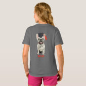 Afgestudeerd 2026, schattige hond t-shirt (Achterkant volledig)