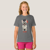 Afgestudeerd 2026, schattige hond t-shirt (Voorkant volledig)