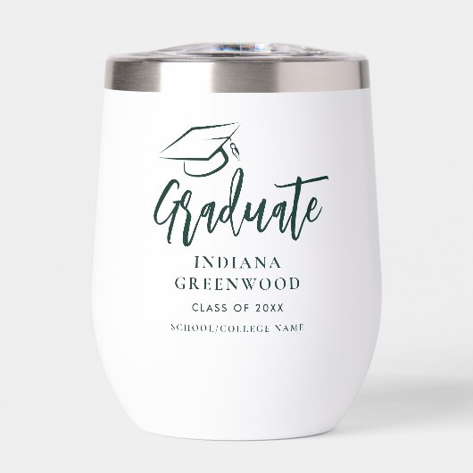 Afgestudeerd 2026 Script Groen Gepersonaliseerd Af (Voorkant)