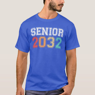 Afgestudeerd 2032 Retro Vintage grappig T-shirt