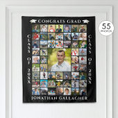 Afgestudeerd 55 Foto Collage Gefeliciteerd met je Wandkleed