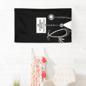 Afgestudeerd aan de medische faculteit spandoek (Insitu)