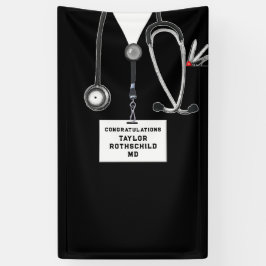Afgestudeerd aan de medische faculteit spandoek