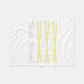 Afgestudeerd aan de middelbare school junior high fleece deken (Voorkant (Horizontaal))