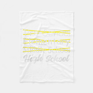 Afgestudeerd aan de middelbare school junior high  fleece deken