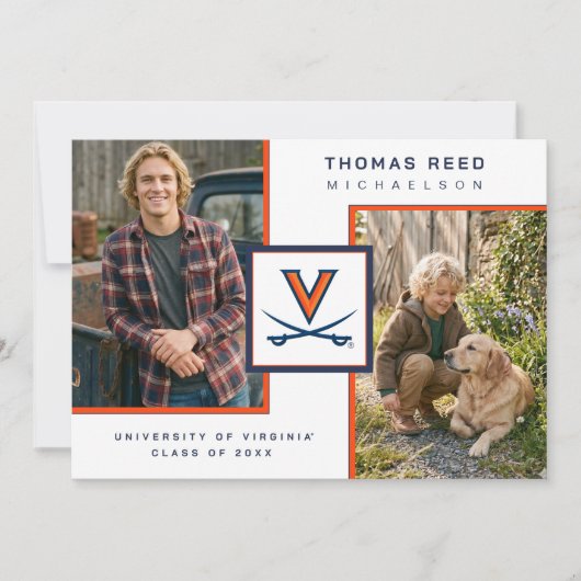Afgestudeerd aan de Universiteit van Virginia Kaart (Voorkant)