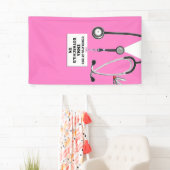 Afgestudeerd aan de verpleegkundige opleiding spandoek (Insitu)