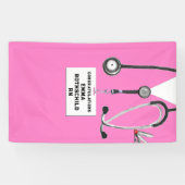 Afgestudeerd aan de verpleegkundige opleiding spandoek (Horizontaal)