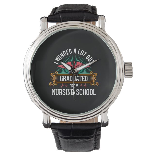 Afgestudeerd aan de verpleegschool horloge (Voorkant)