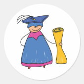 Afgestudeerd aan een diplomatiek Sticker (Voorkant)