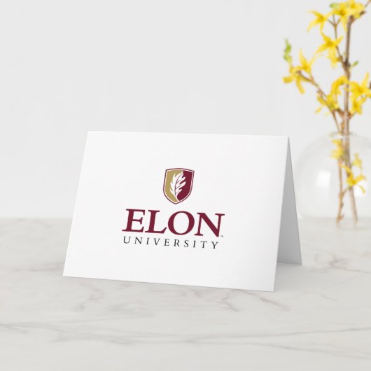 Afgestudeerd aan Elon University | Gefeliciteerd Kaart (Gele Bloem)