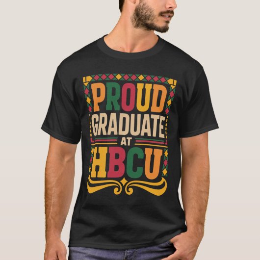 Afgestudeerd Aan Hbcu Juneteenth School Historisch T-shirt (Voorkant)