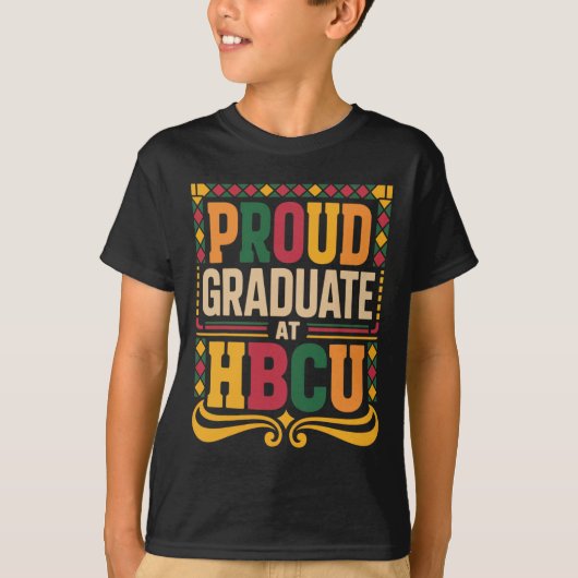 Afgestudeerd Aan Hbcu Juneteenth School Historisch T-shirt (Voorkant)