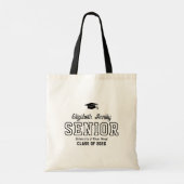 Afgestudeerd aan het aangepaste jaarscriptieprogra tote bag (Achterkant)