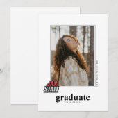 Afgestudeerd aan Jacksonville State University Aankondiging (Voorkant / Achterkant)