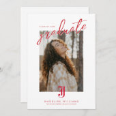 Afgestudeerd aan Jacksonville State University Aankondiging (Voorkant / Achterkant)