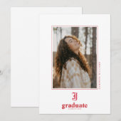 Afgestudeerd aan Jacksonville State University Aankondiging (Voorkant / Achterkant)