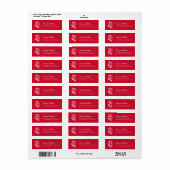 Afgestudeerd aan Jacksonville State University Etiket (Full Sheet)
