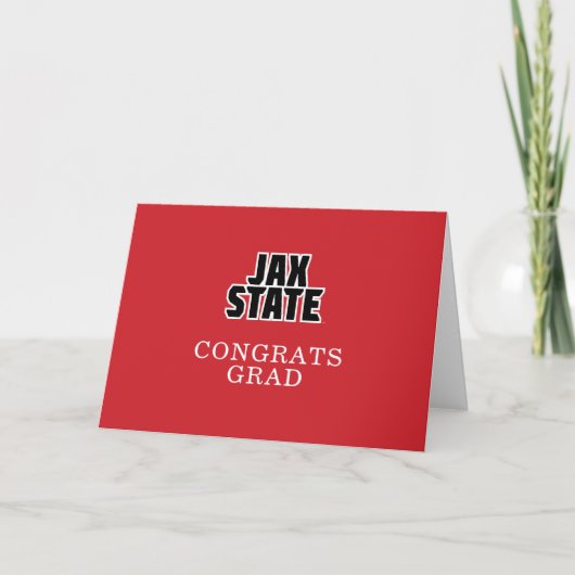 Afgestudeerd aan Jacksonville State University Kaart (Voorkant)