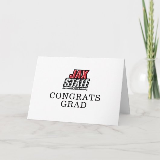 Afgestudeerd aan Jacksonville State University Kaart (Voorkant)