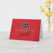 Afgestudeerd aan Jacksonville State University Kaart (Gele Bloem)