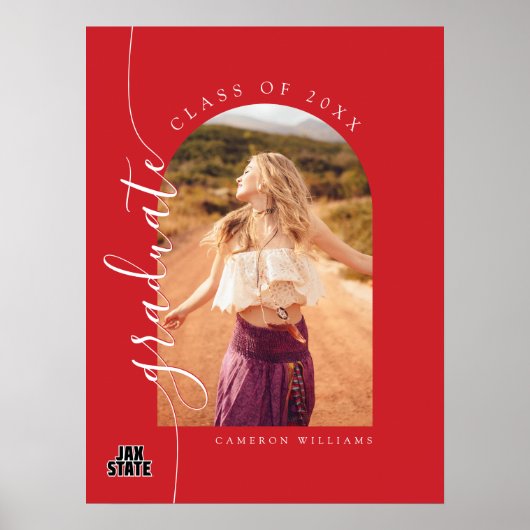 Afgestudeerd aan Jacksonville State University Poster (Voorkant)