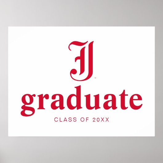 Afgestudeerd aan Jacksonville State University Poster (Voorkant)