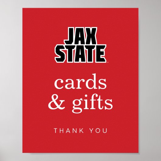 Afgestudeerd aan Jacksonville State University Poster (Voorkant)